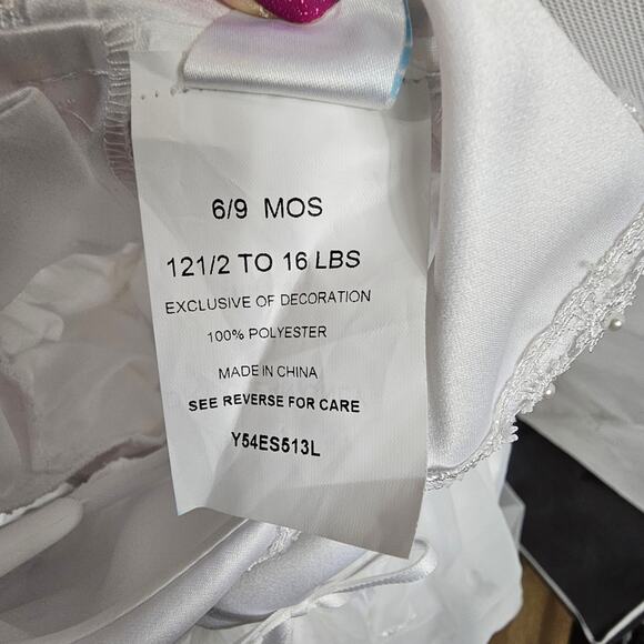 Edgehill Collection White Christening Baptism Infant Gown 6-9 months - Picture 14 of 15